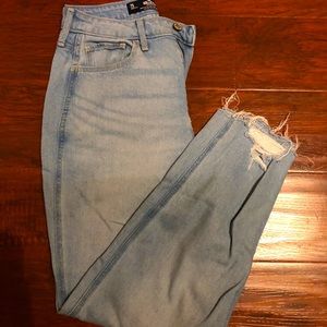 High waisted mom jeans